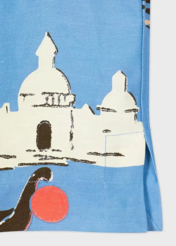 Paul Smith Shirts 039Gondola039 ShortSleeve Shirt Blue 8211 Mens