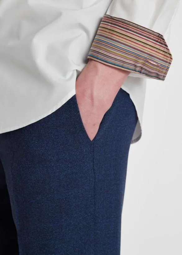 Paul Smith Shirts TailoredFit 039Signature Stripe039 Cuff Shirt White 8211 Mens