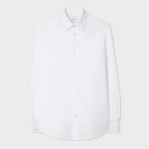 Paul Smith Shirts TailoredFit 039Signature Stripe039 Cuff Shirt White 8211 Mens