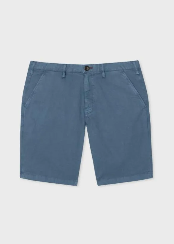 Paul Smith Shorts CottonTwill 039Broad Stripe Zebra039 Shorts Blue 8211 Mens