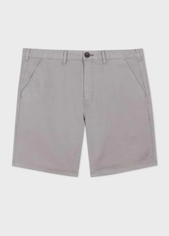 Paul Smith Shorts StretchCotton Shorts Light Grey 8211 Mens