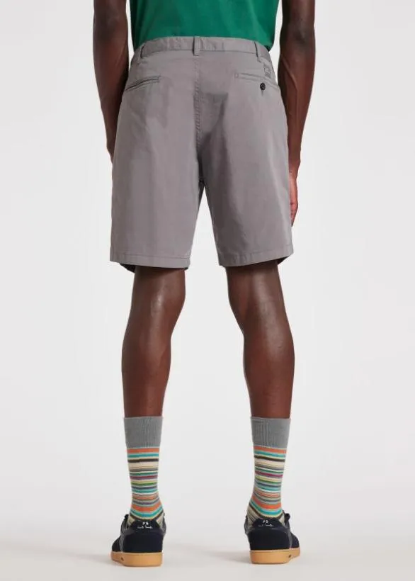 Paul Smith Shorts StretchCotton Shorts Light Grey 8211 Mens