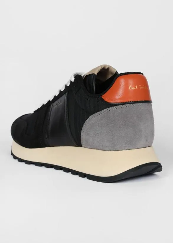 Paul Smith Sneakers 039Shadow Stripe039 Eighties Trainers Black 8211 Mens