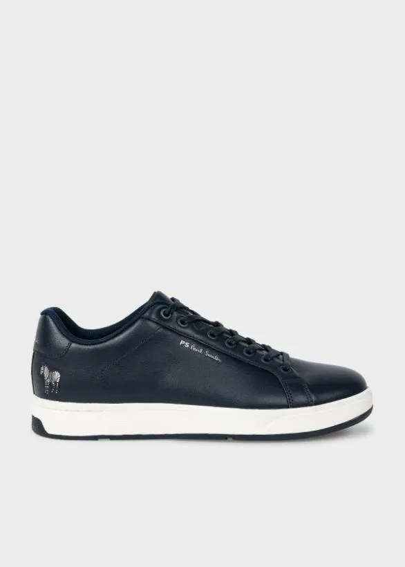 Paul Smith Sneakers Leather 039Albany039 Trainers Navy 8211 Mens