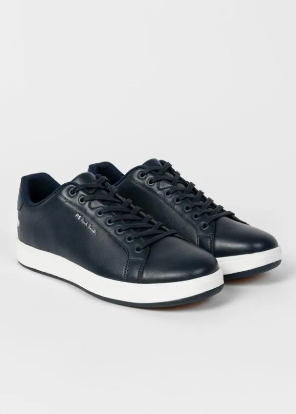Paul Smith Sneakers Leather 039Albany039 Trainers Navy 8211 Mens