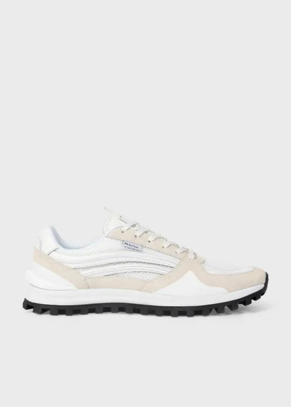 Paul Smith Sneakers Suede 039Marino039 Trainers White 8211 Mens