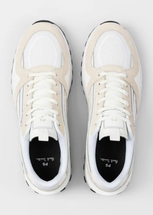 Paul Smith Sneakers Suede 039Marino039 Trainers White 8211 Mens