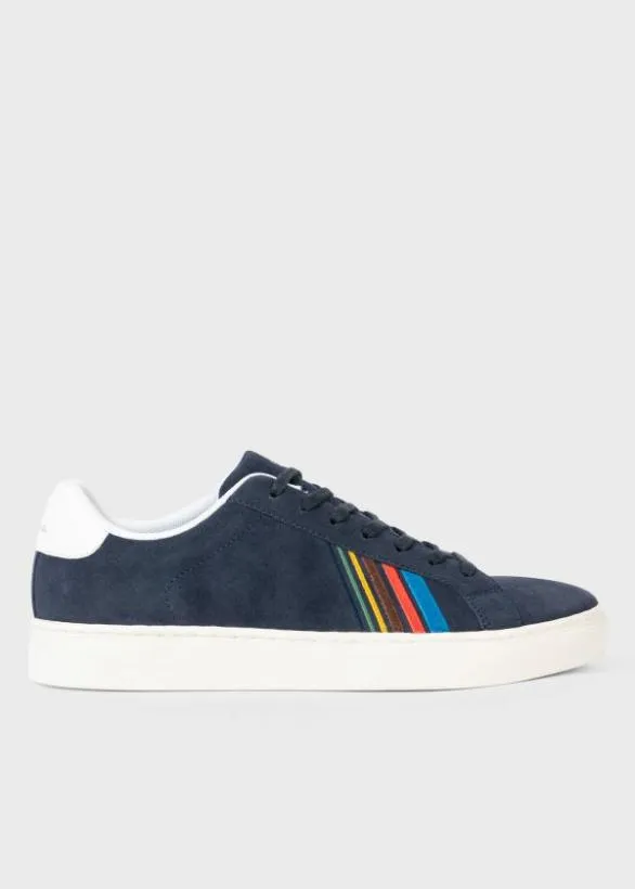 Paul Smith Sneakers Suede 039Sports Stripe039 039Rex039 Sneakers Navy 8211 Mens