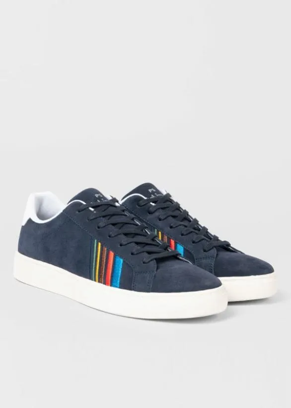 Paul Smith Sneakers Suede 039Sports Stripe039 039Rex039 Sneakers Navy 8211 Mens