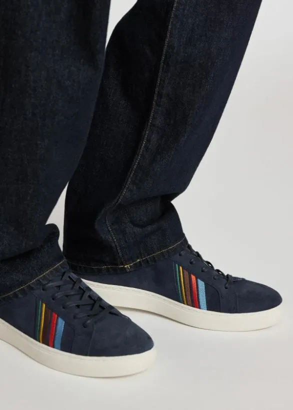 Paul Smith Sneakers Suede 039Sports Stripe039 039Rex039 Sneakers Navy 8211 Mens