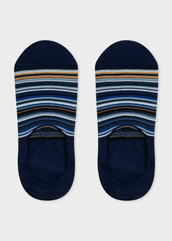 Paul Smith Socks Loafer Socks Three Pack Signature Stripe 8211 Mens