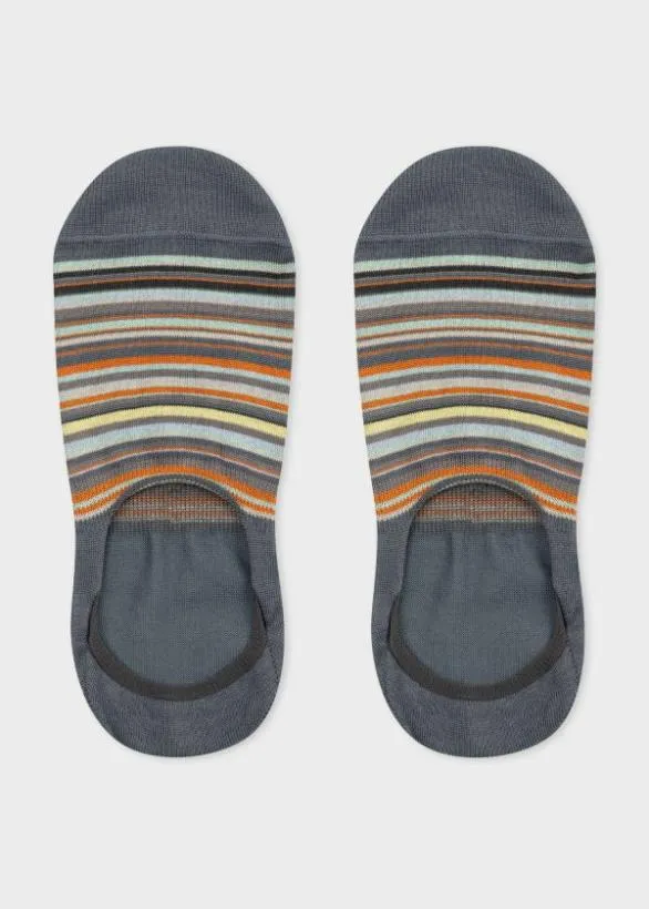 Paul Smith Socks Loafer Socks Three Pack Signature Stripe 8211 Mens
