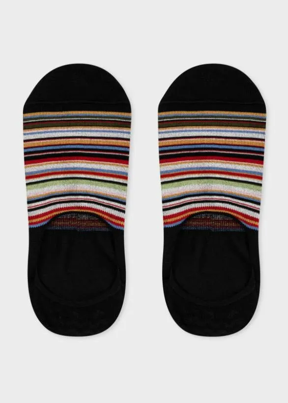 Paul Smith Socks Loafer Socks Three Pack Signature Stripe 8211 Mens