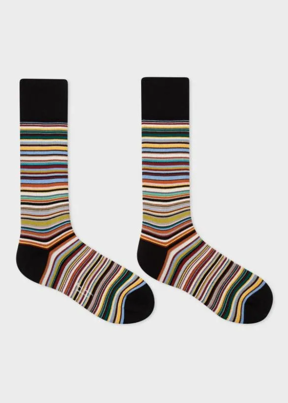 Paul Smith Stationery 039Signature Stripe039 Socks and Notebook Gift Set Signature Stripe 8211 Home