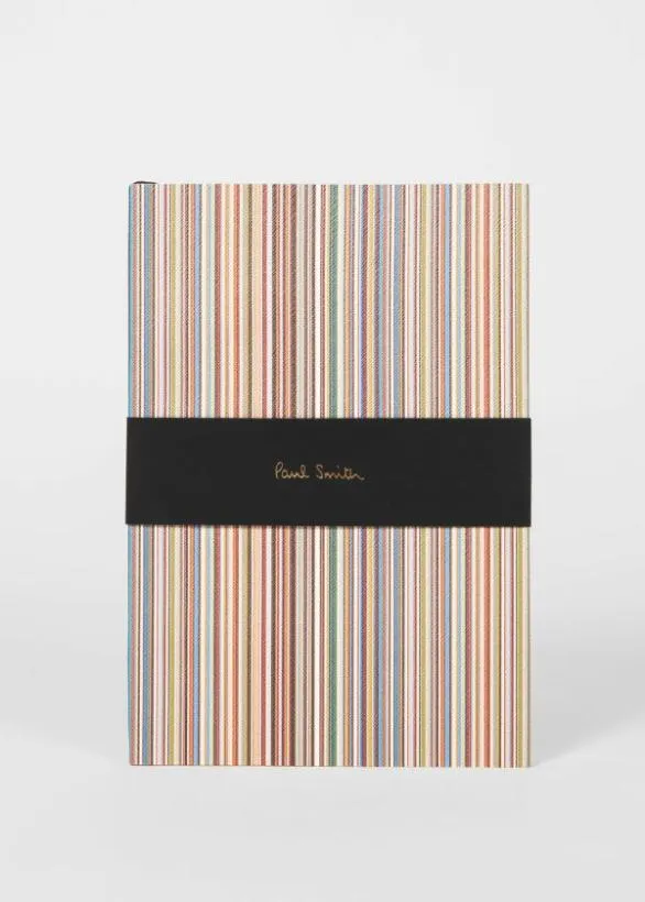 Paul Smith Stationery 039Signature Stripe039 Socks and Notebook Gift Set Signature Stripe 8211 Home