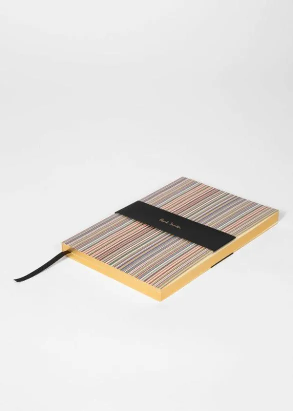 Paul Smith Stationery 039Signature Stripe039 Socks and Notebook Gift Set Signature Stripe 8211 Home