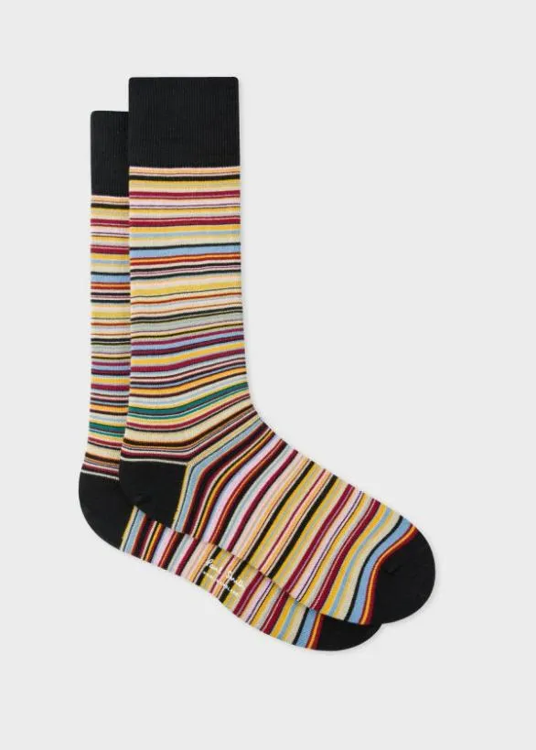 Paul Smith Stationery 039Signature Stripe039 Socks and Notebook Gift Set Signature Stripe 8211 Home