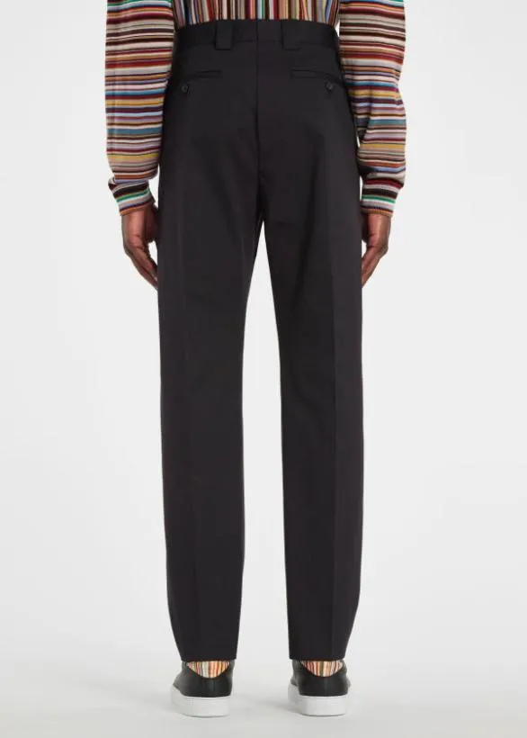 Paul Smith Suits StretchCotton Twill ThreeButton Suit Dark Navy 8211 Mens
