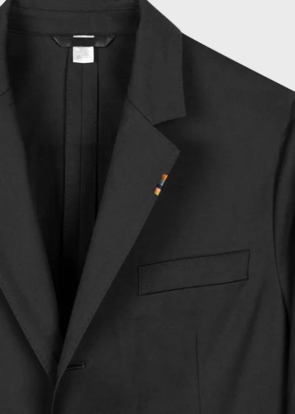 Paul Smith Suits StretchCotton Twill ThreeButton Suit Dark Navy 8211 Mens