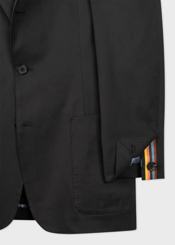 Paul Smith Suits StretchCotton Twill ThreeButton Suit Dark Navy 8211 Mens
