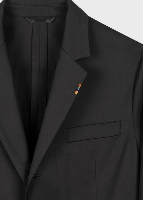 Paul Smith Suits StretchCotton Twill ThreeButton Suit Dark Navy 8211 Mens