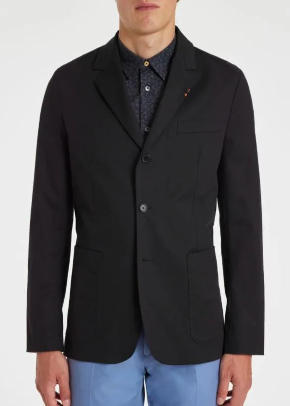 Paul Smith Suits StretchCotton Twill ThreeButton Suit Dark Navy 8211 Mens