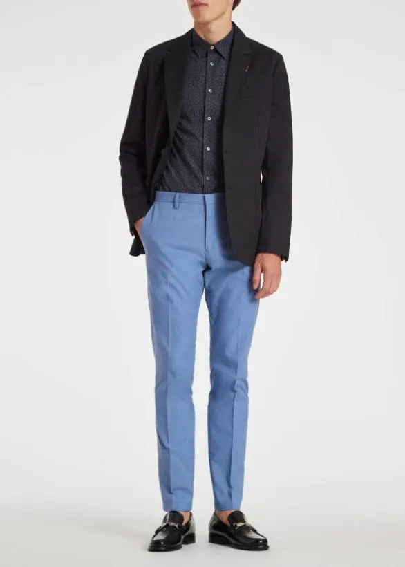Paul Smith Suits StretchCotton Twill ThreeButton Suit Dark Navy 8211 Mens