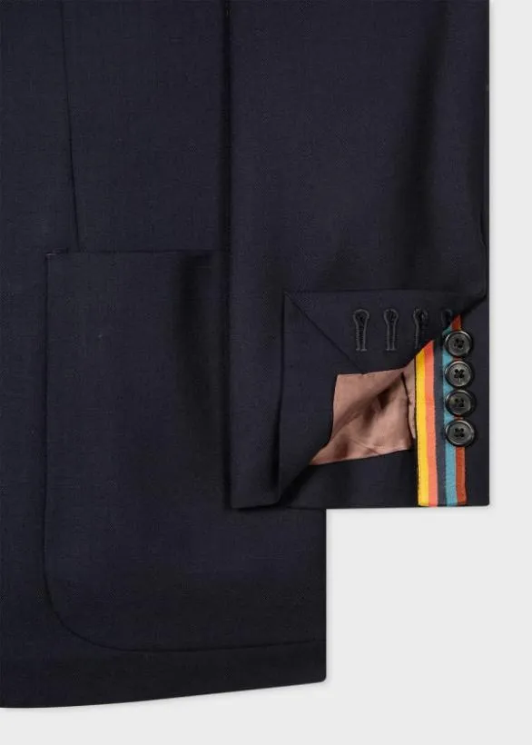 Paul Smith Suits TailoredFit PatchPocket Unlined Blazer Navy 8211 Mens