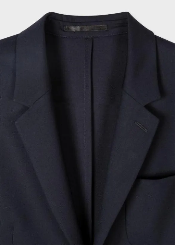 Paul Smith Suits TailoredFit PatchPocket Unlined Blazer Navy 8211 Mens