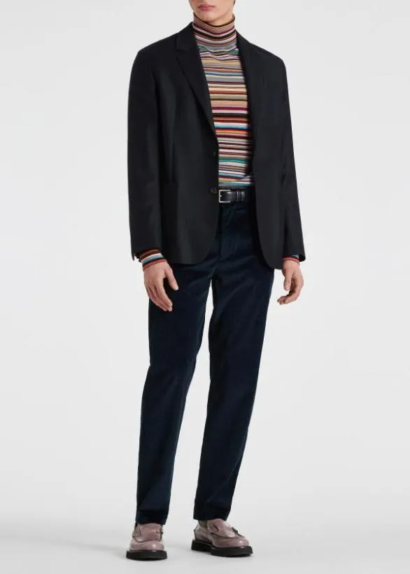 Paul Smith Suits TailoredFit PatchPocket Unlined Blazer Navy 8211 Mens