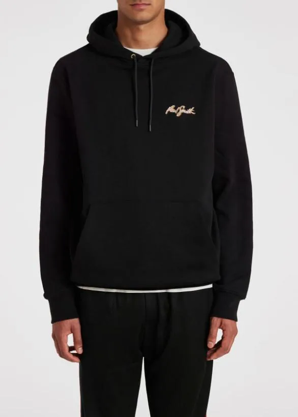 Paul Smith Sweatshirts and Hoodies Shadow Logo Hoodie Black 8211 Mens