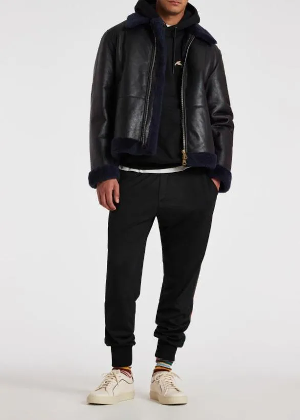 Paul Smith Sweatshirts and Hoodies Shadow Logo Hoodie Black 8211 Mens