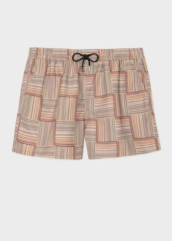 Paul Smith Swimwear 039Signature Stripe039 Tile Swim Shorts Signature Stripe 8211 Mens Paul Smith Swimwear 039Signature Stripe039 Tile Swim Shorts Signature Stripe 8211 Mens