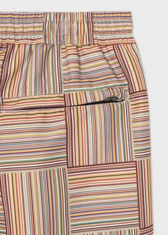 Paul Smith Swimwear 039Signature Stripe039 Tile Swim Shorts Signature Stripe 8211 Mens
