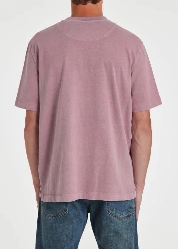 Paul Smith TShirts 039Happy039 TShirt Pink 8211 Mens