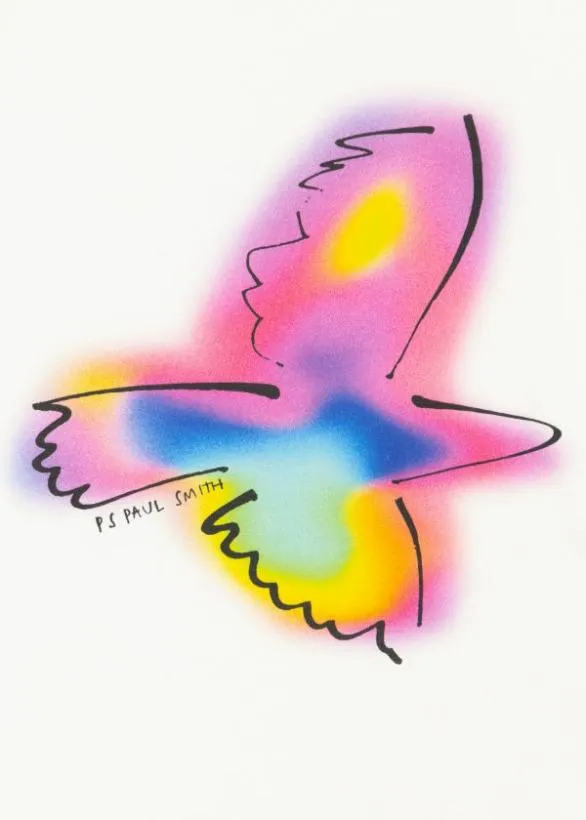 Paul Smith TShirts 039Neon Bird039 TShirt White 8211 Mens