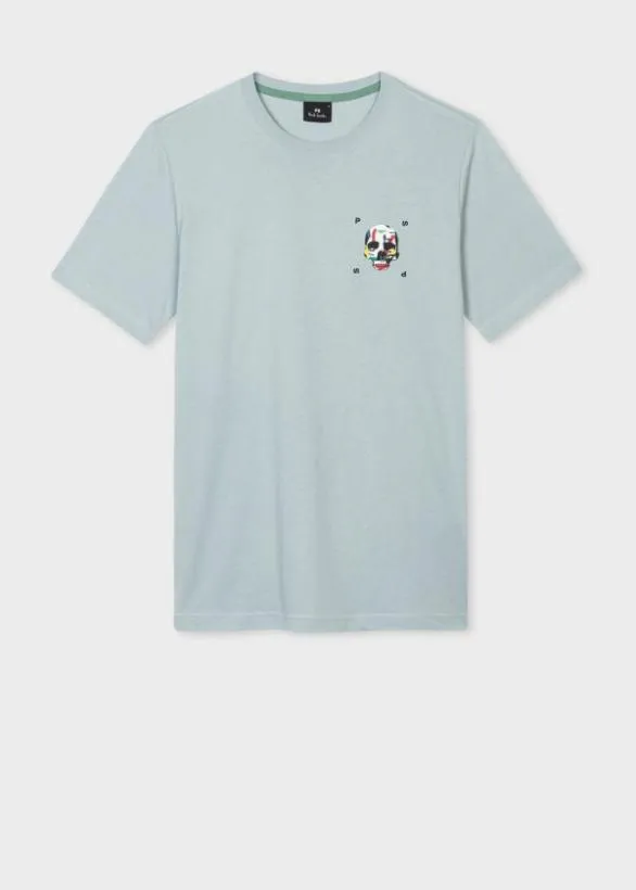 Paul Smith TShirts 039Skull039 TShirt Blue 8211 Mens