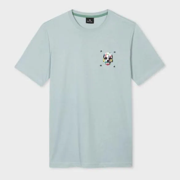 Paul Smith TShirts 039Skull039 TShirt Blue 8211 Mens