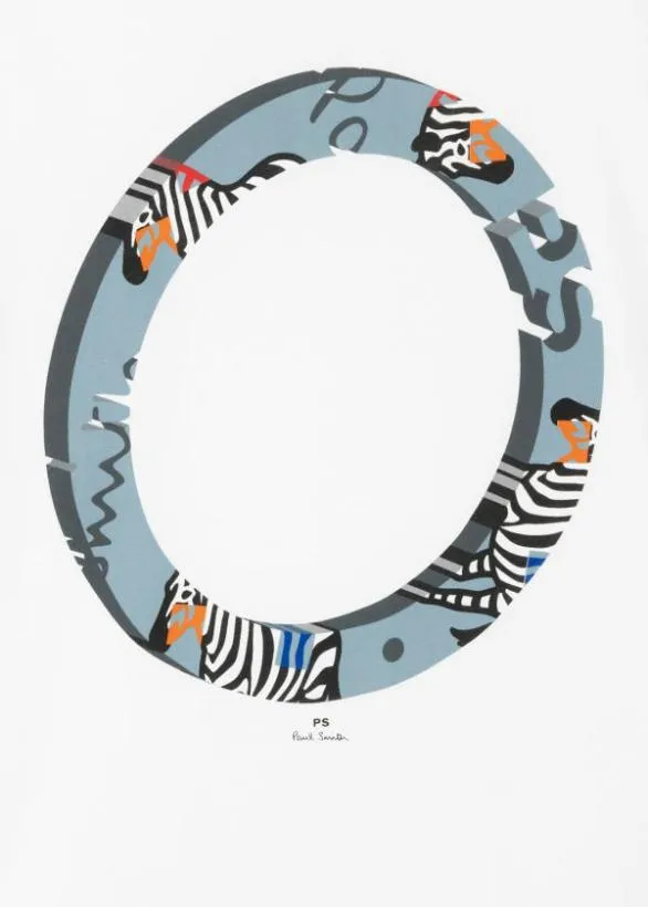 Paul Smith TShirts 039Zebra Ring039 TShirt White 8211 Mens