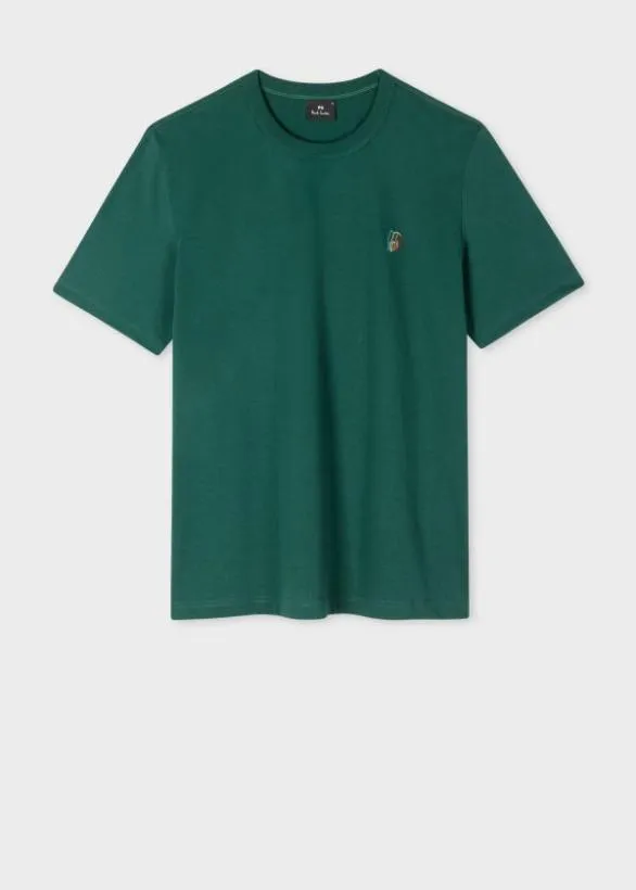 Paul Smith TShirts Organic Cotton 039Hollow Broad Stripe Zebra039TShirt Green 8211 Mens