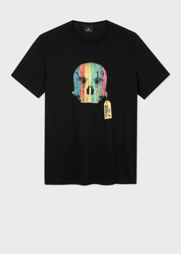 Paul Smith TShirts Organic Cotton 039Skull039 TShirt Black 8211 Mens