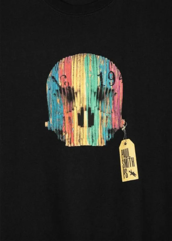 Paul Smith TShirts Organic Cotton 039Skull039 TShirt Black 8211 Mens