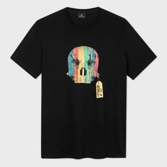 Paul Smith TShirts Organic Cotton 039Skull039 TShirt Black 8211 Mens