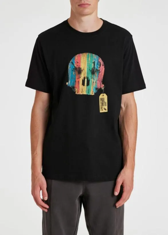 Paul Smith TShirts Organic Cotton 039Skull039 TShirt Black 8211 Mens