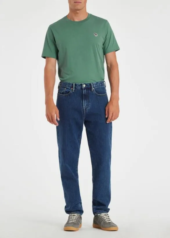 Paul Smith TShirts Zebra Logo TShirt Green 8211 Mens