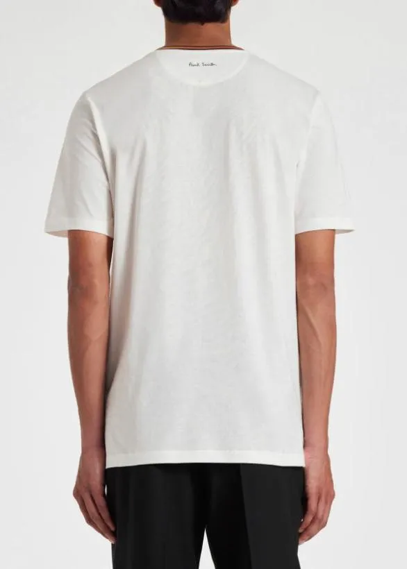 Paul Smith Tailoring 039Artist Stripe039 Collar TShirt White 8211 Mens