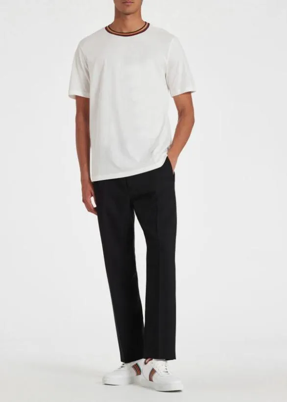 Paul Smith Tailoring 039Artist Stripe039 Collar TShirt White 8211 Mens