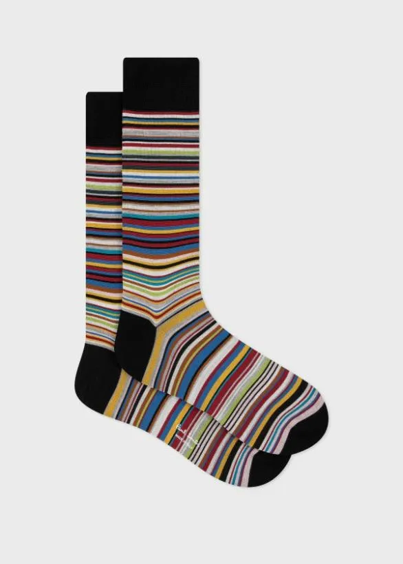 Paul Smith Tailoring 039Signature Stripe039 SilkBlend Socks Signature Stripe 8211 Mens Paul Smith Tailoring 039Signature Stripe039 SilkBlend Socks Signature Stripe 8211 Mens