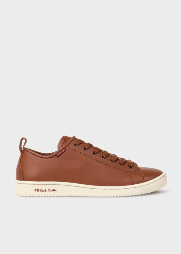Paul Smith Tailoring Leather 039Miyata039 Trainers Tan 8211 Mens