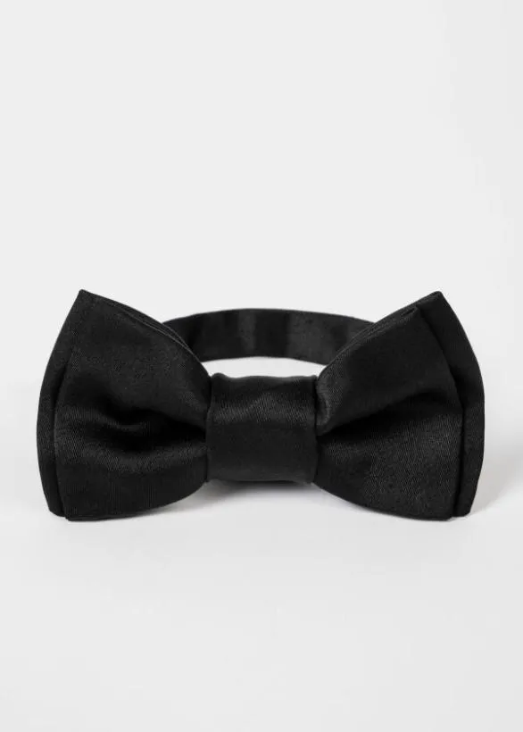 Paul Smith Tailoring PreTied Silk Bow Tie Black 8211 Mens